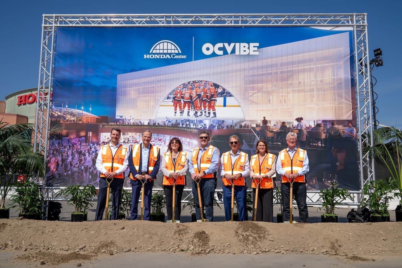 A Massive New Glass Entrance to Honda Center Breaks Ground, Part of $1 Billion Arena Revamp